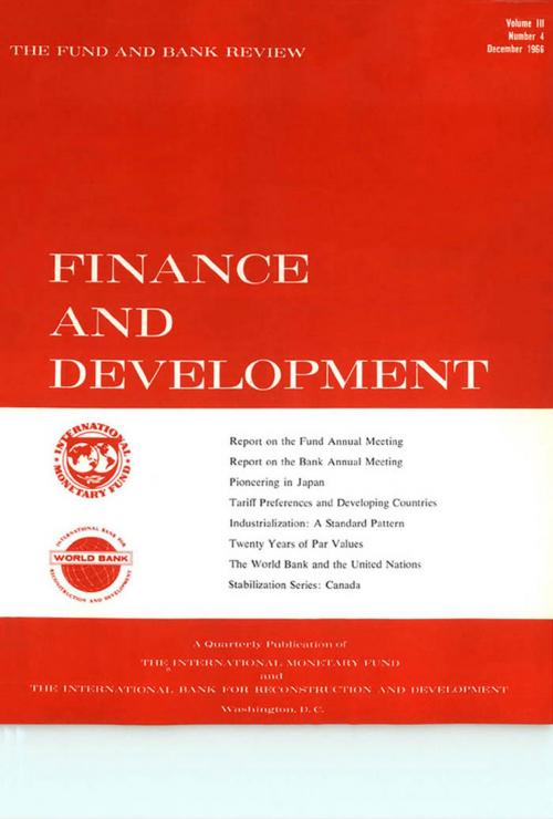 Cover of the book Finance & Development, December 1966 by International Monetary Fund. External Relations Dept., INTERNATIONAL MONETARY FUND