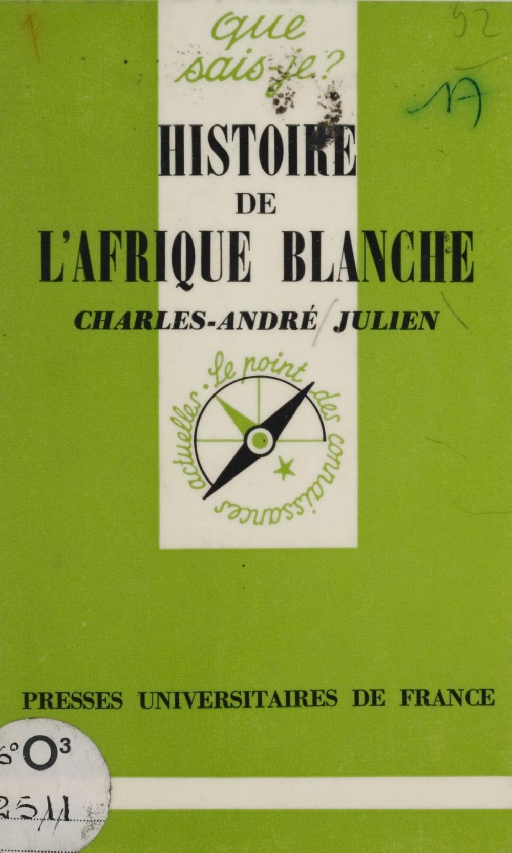 Big bigCover of Histoire de l'Afrique blanche