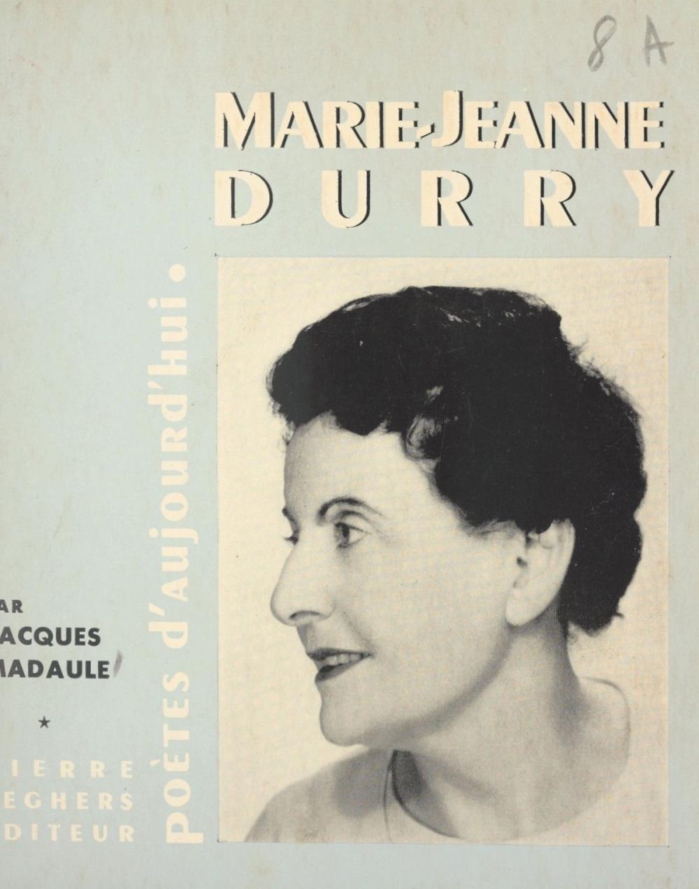 Big bigCover of Marie-Jeanne Durry