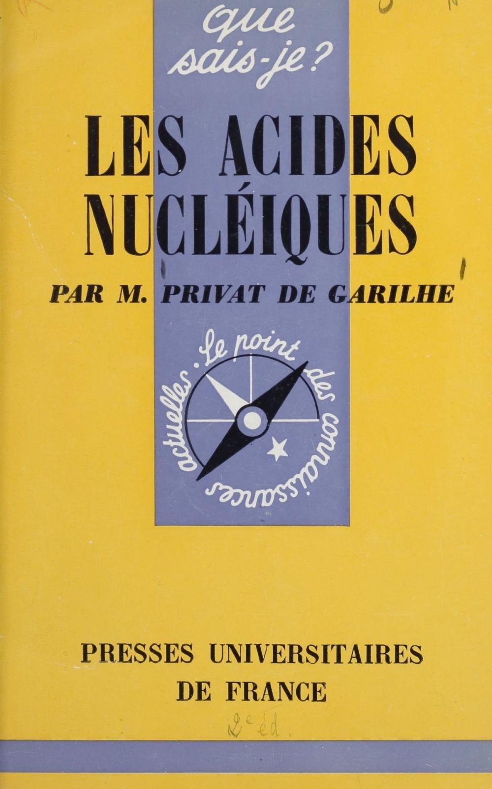 Big bigCover of Les acides nucléiques