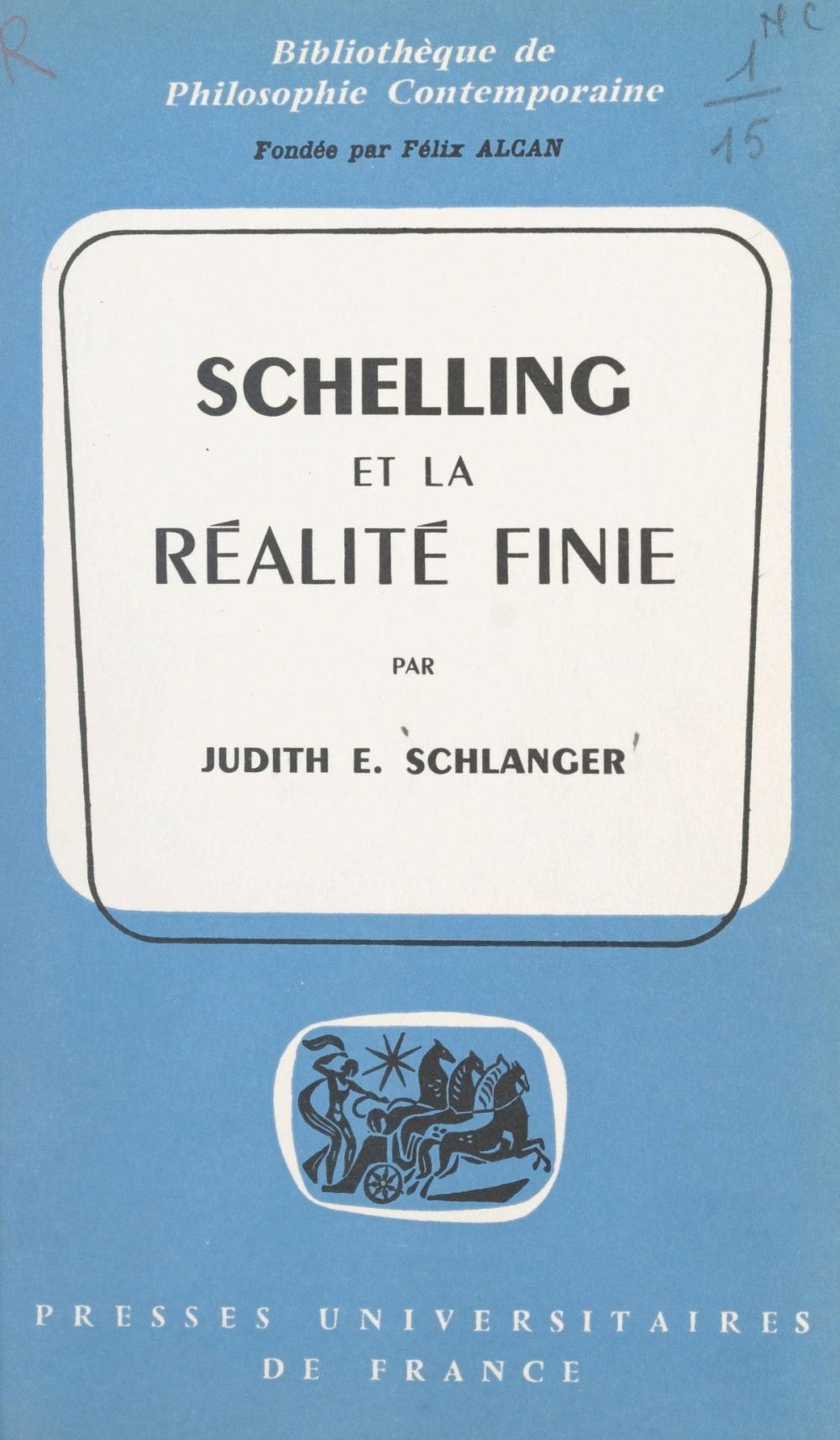 Big bigCover of Schelling et la réalité finie