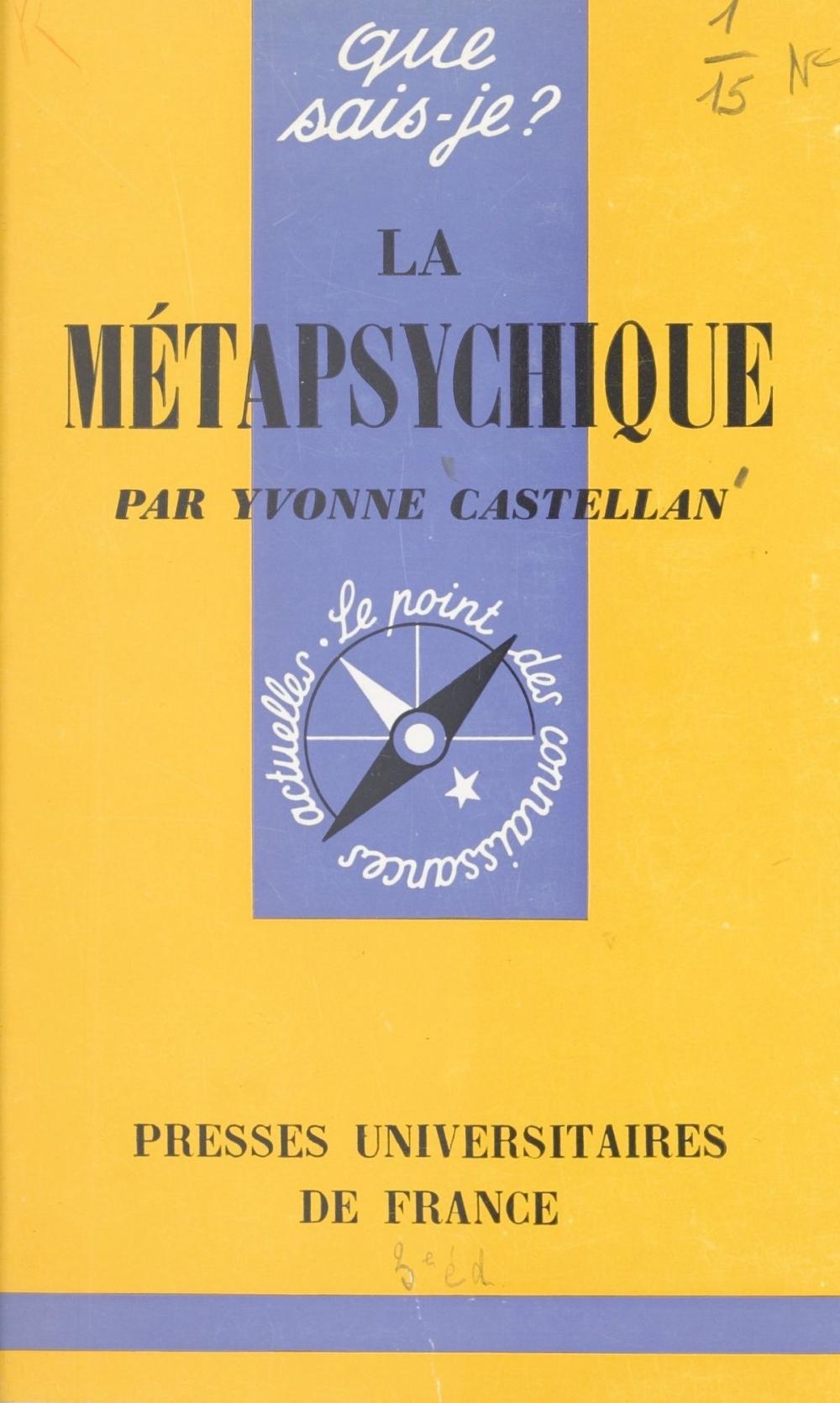 Big bigCover of La métapsychique