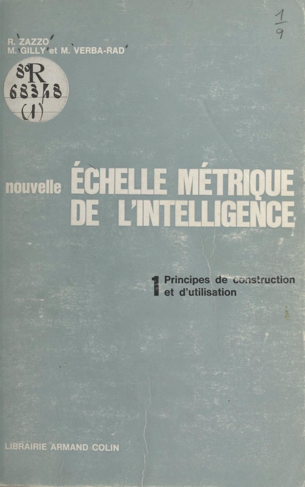 Big bigCover of Nouvelle échelle métrique de l'intelligence (1)