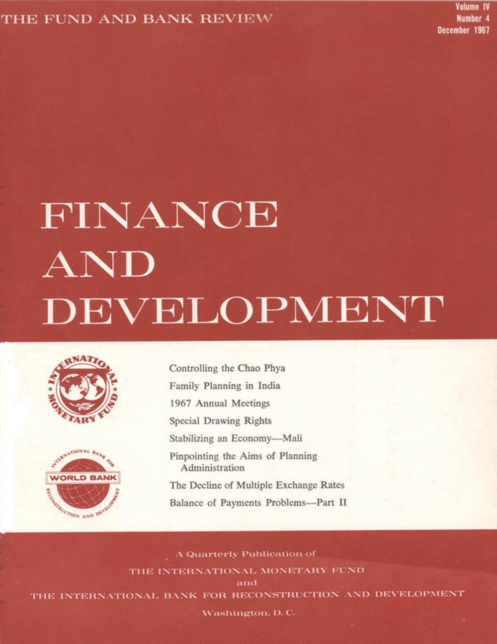 Big bigCover of Finance & Development, December 1967