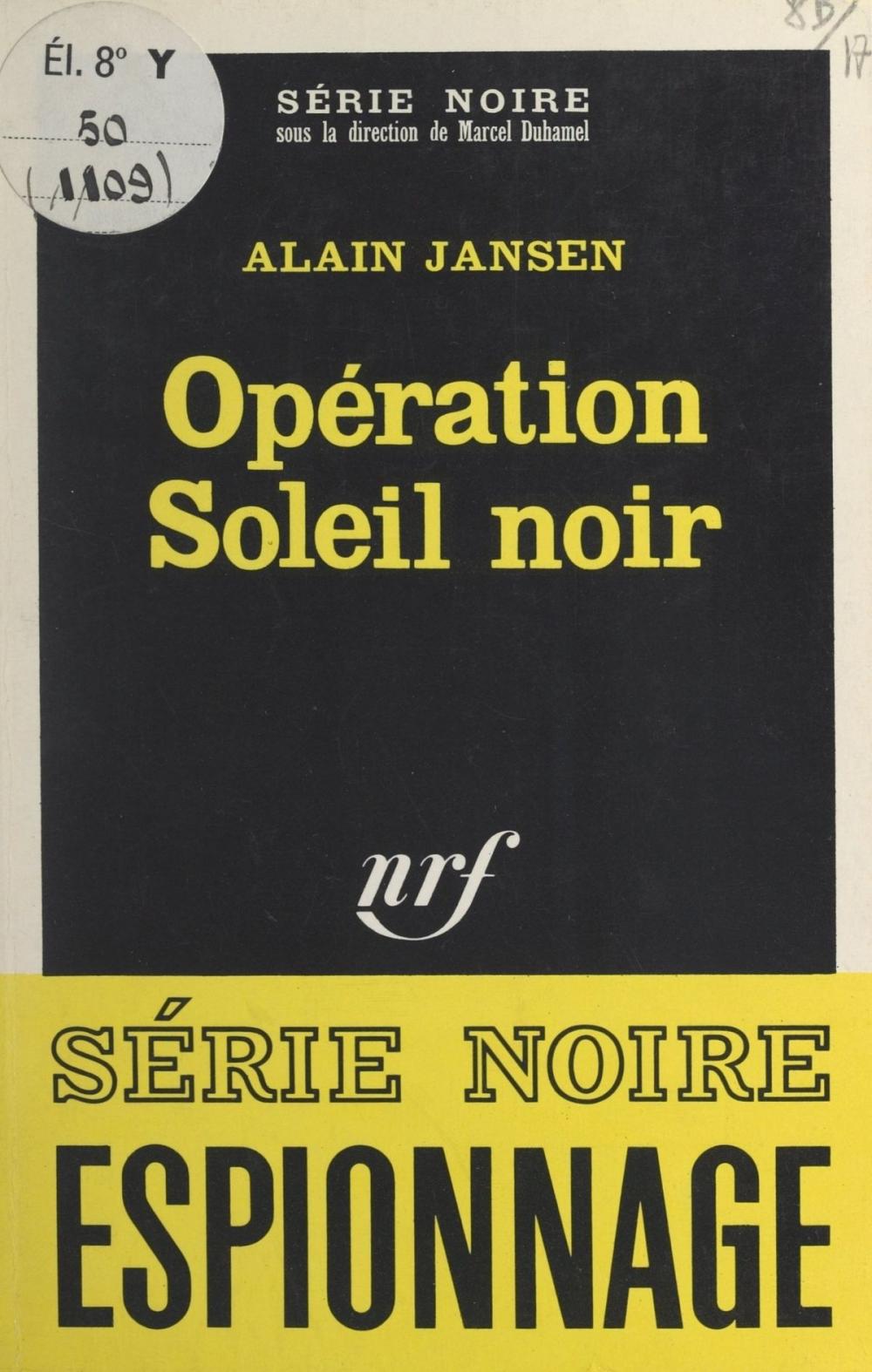 Big bigCover of Opération soleil noir