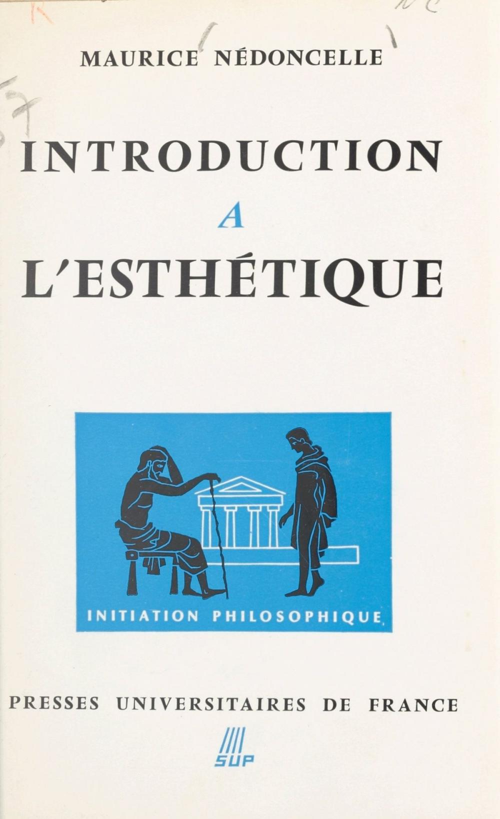 Big bigCover of Introduction à l'esthétique