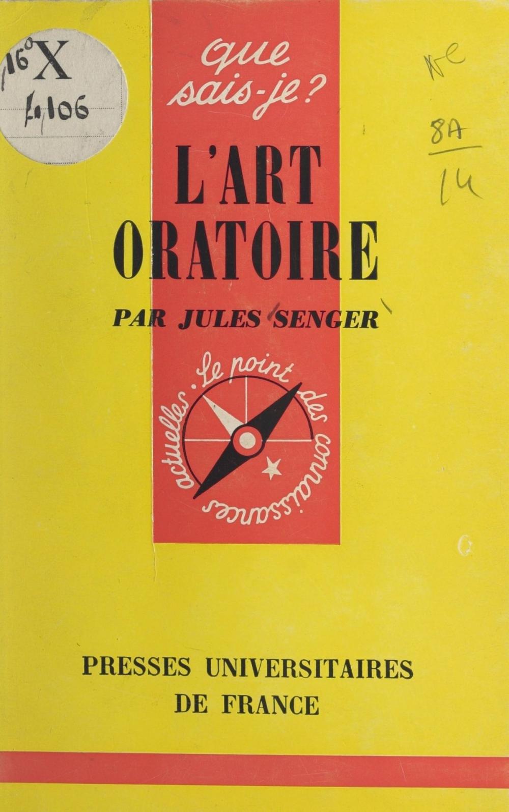 Big bigCover of L'art oratoire