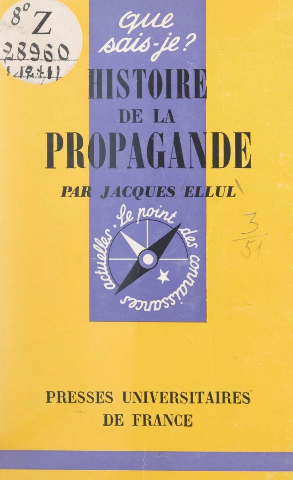 Big bigCover of Histoire de la propagande