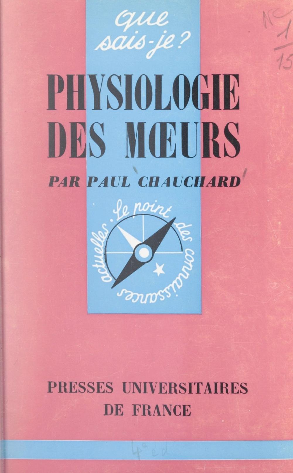 Big bigCover of Physiologie des mœurs