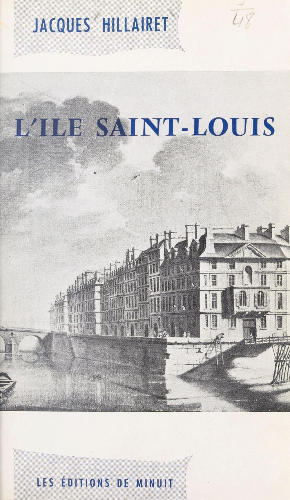 Big bigCover of L'Île Saint-Louis