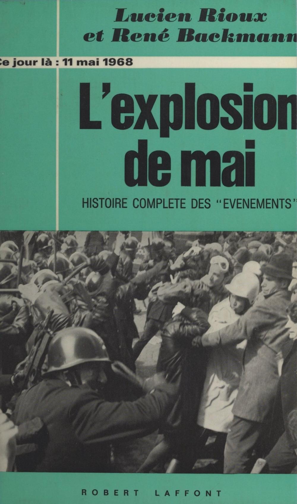 Big bigCover of L'explosion de mai, 11 mai 1968