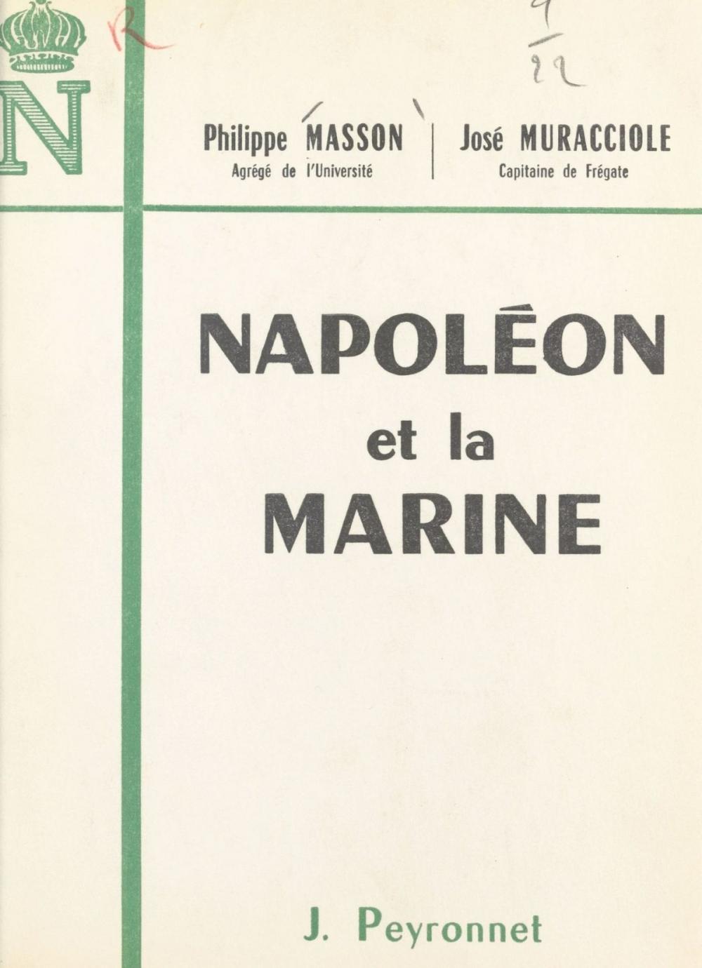 Big bigCover of Napoléon et la marine