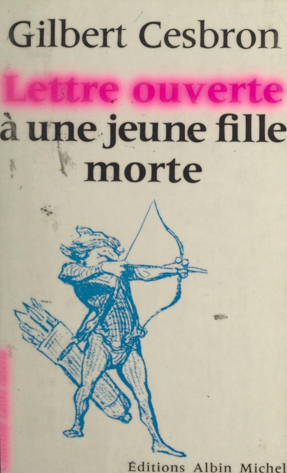 Big bigCover of Lettre ouverte à une jeune fille morte