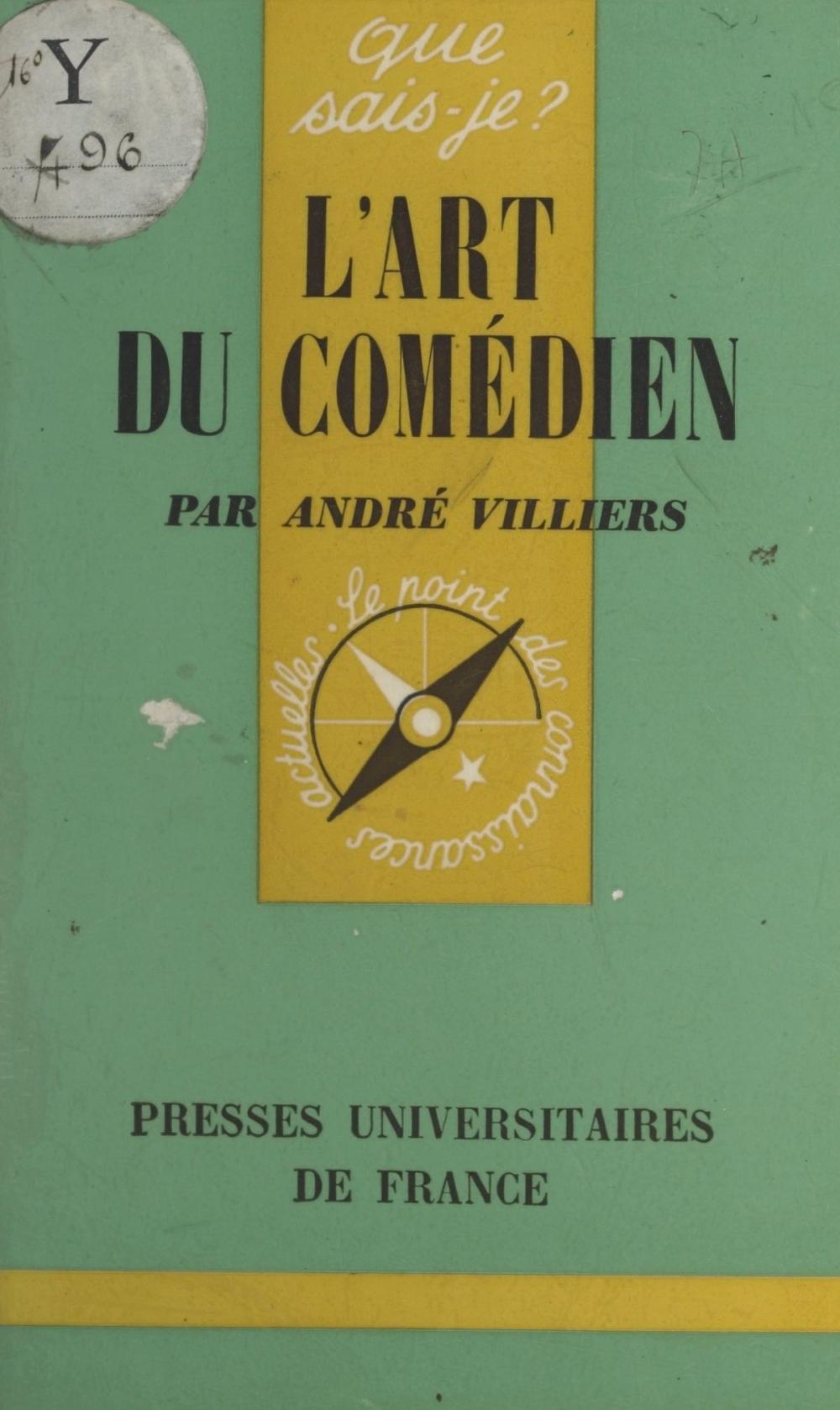 Big bigCover of L'art du comédien