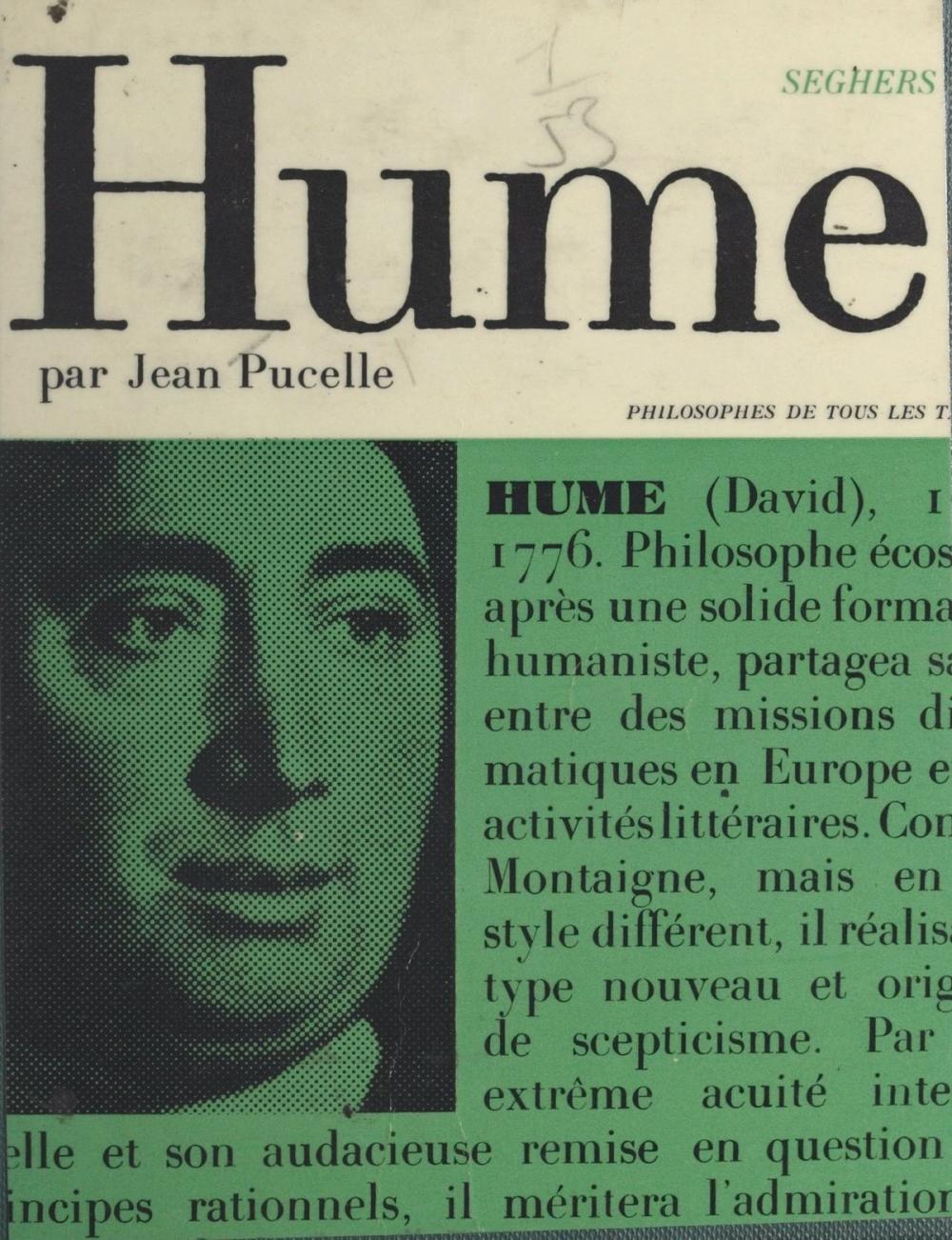 Big bigCover of Hume ou l'ambiguïté