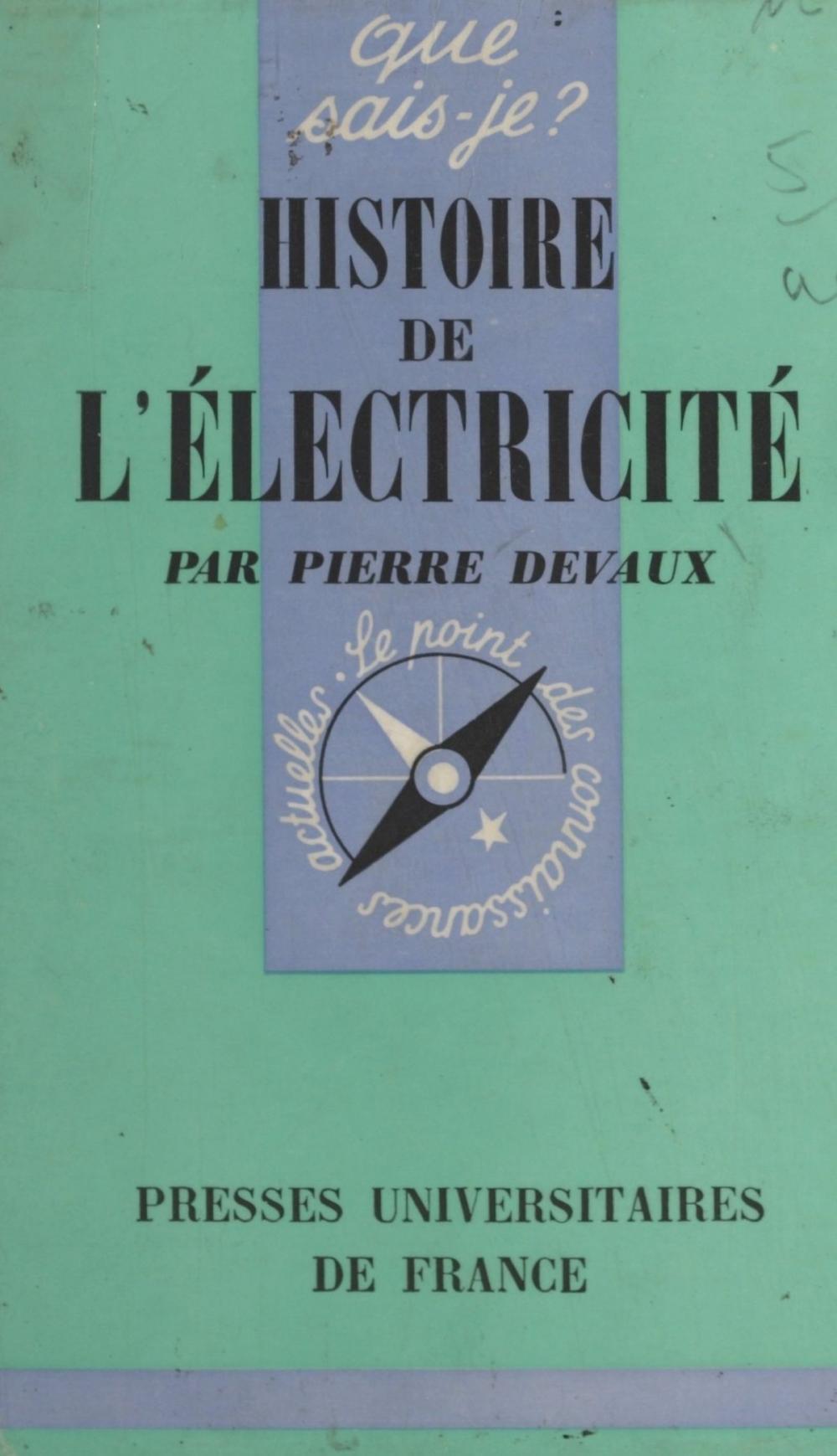 Big bigCover of Histoire de l'électricité