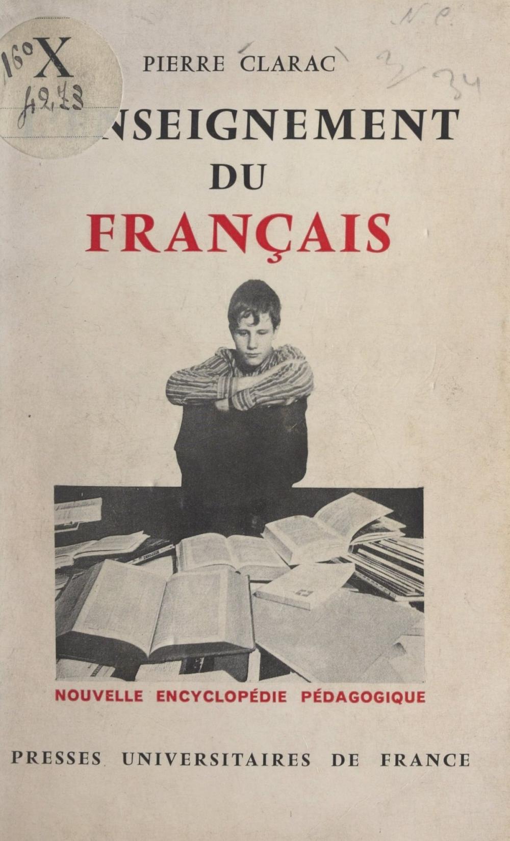 Big bigCover of L'enseignement du français