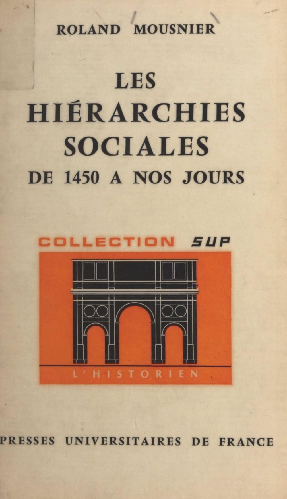 Big bigCover of Les hiérarchies sociales