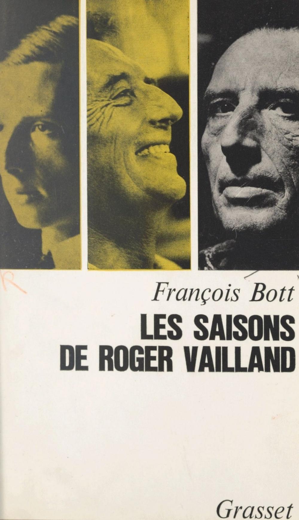 Big bigCover of Les saisons de Roger Vailland