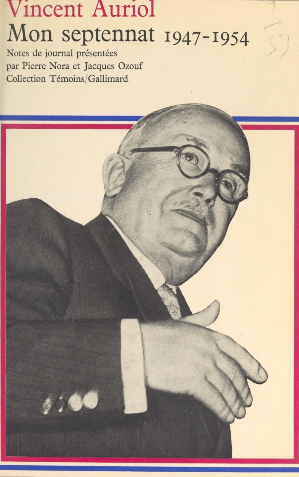 Big bigCover of Mon septennat, 1947-1954