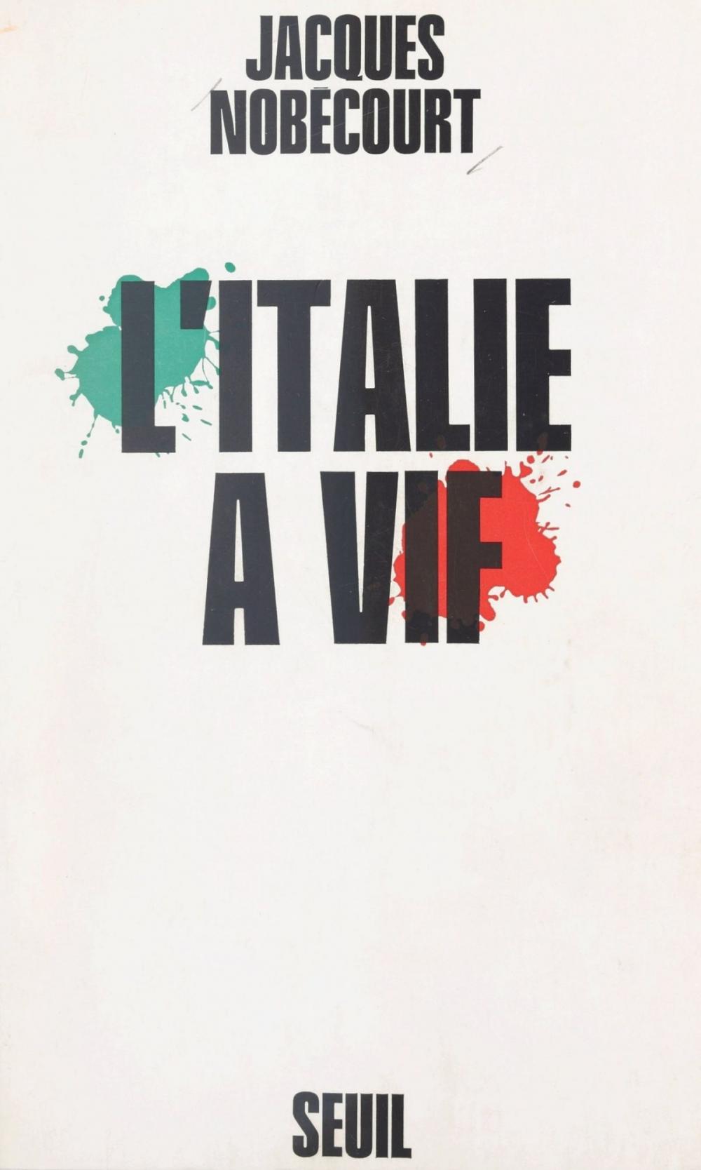 Big bigCover of L'Italie à vif