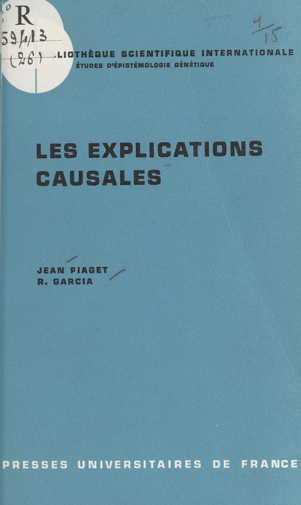 Big bigCover of Les explications causales