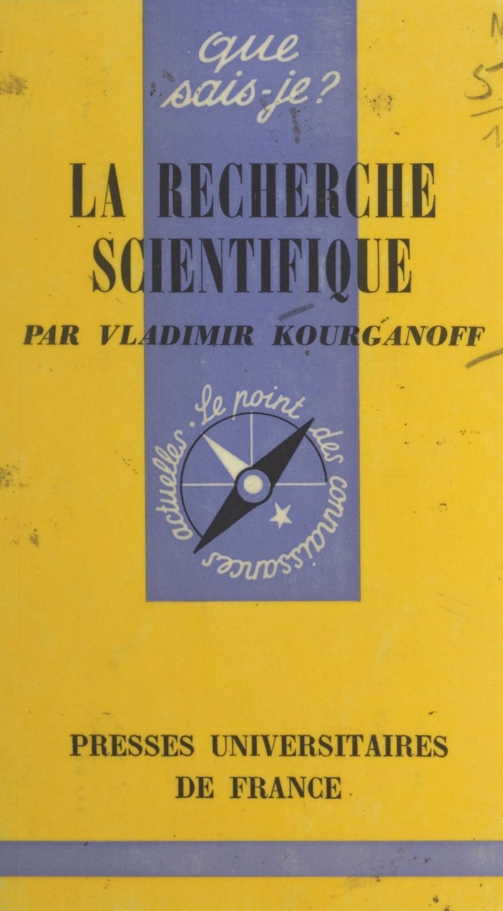 Big bigCover of La recherche scientifique