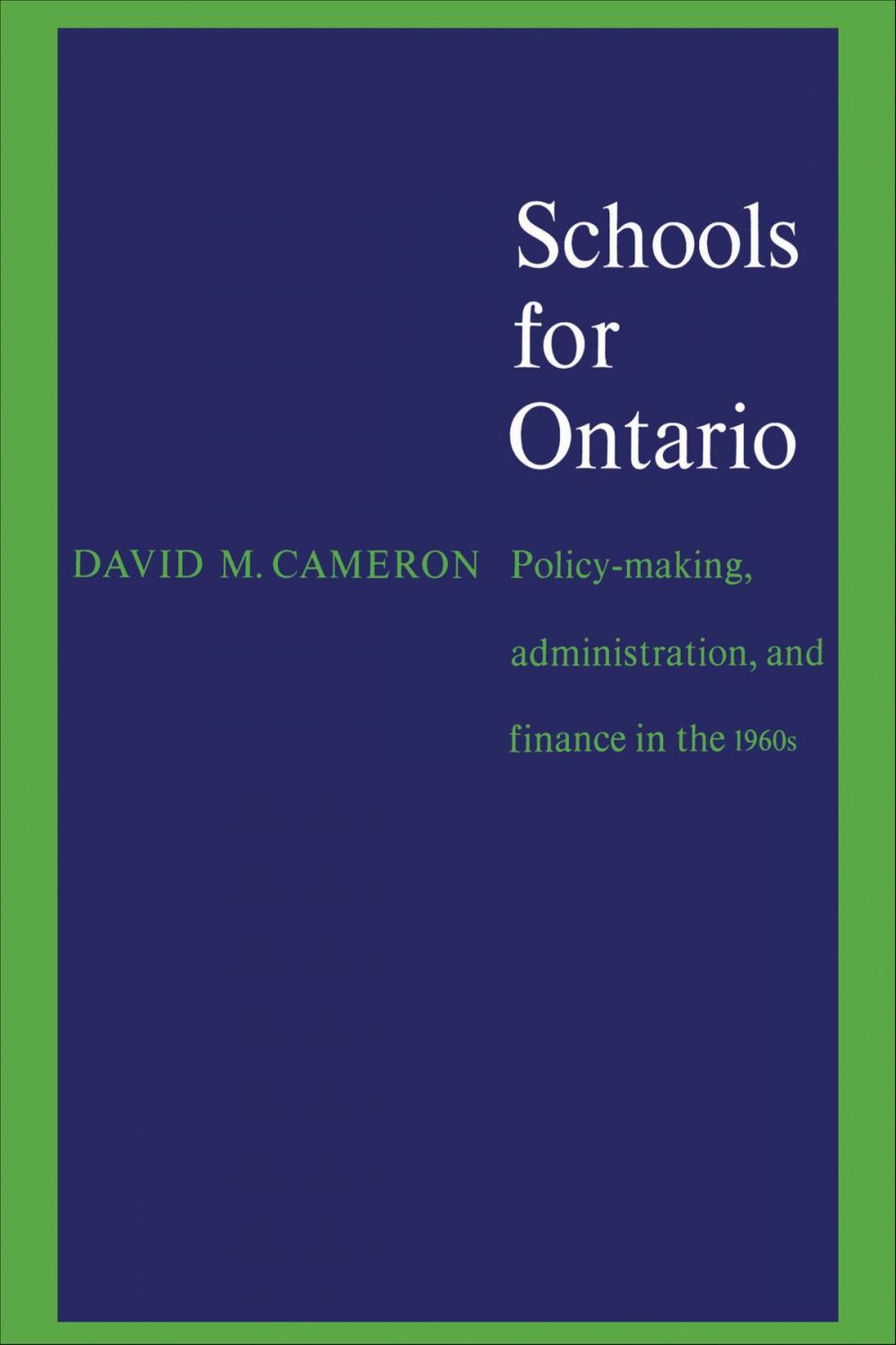 Big bigCover of Schools for Ontario