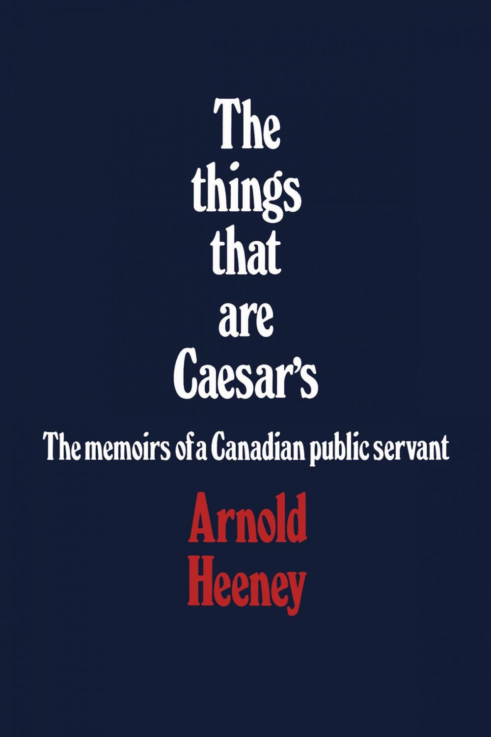 Big bigCover of The things that are Caesar's