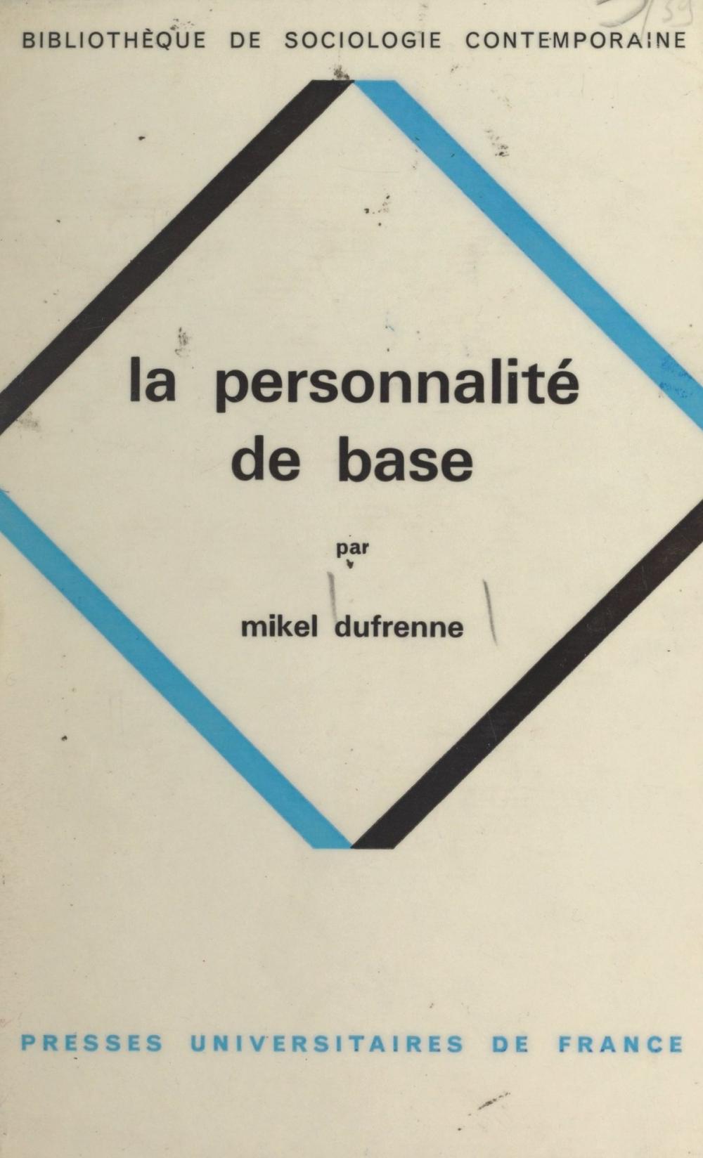 Big bigCover of La personnalité de base