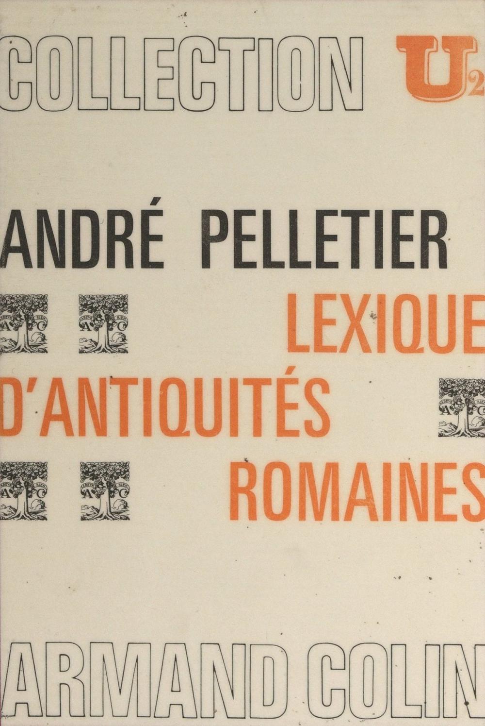 Big bigCover of Lexique d'antiquités romaines