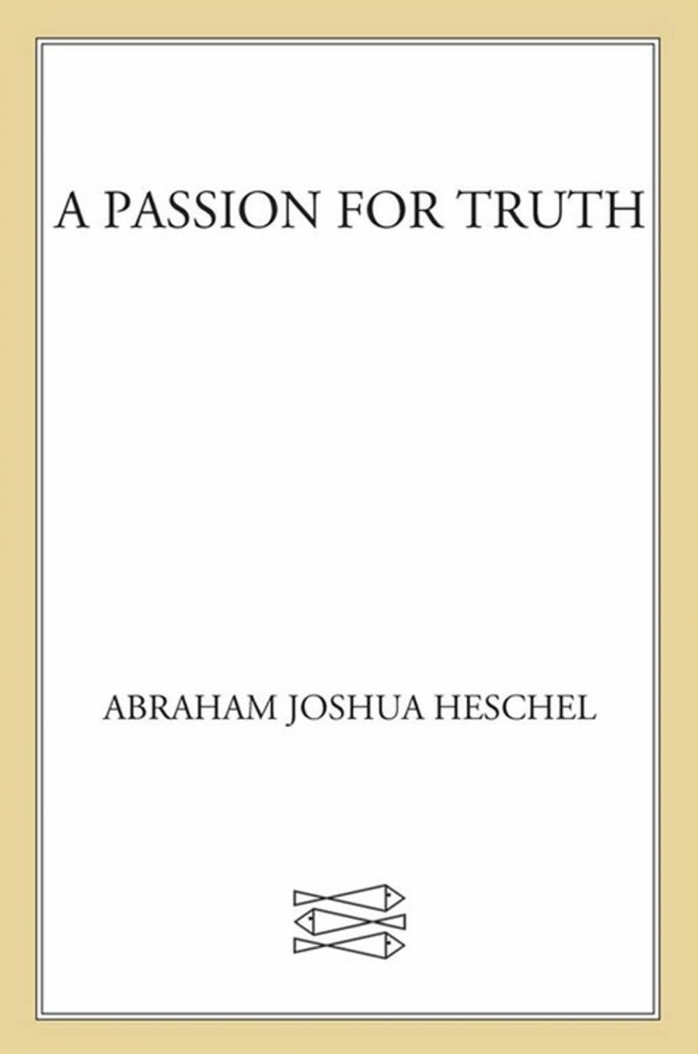 Big bigCover of A Passion for Truth