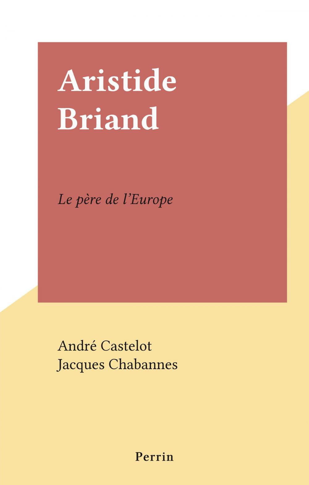 Big bigCover of Aristide Briand