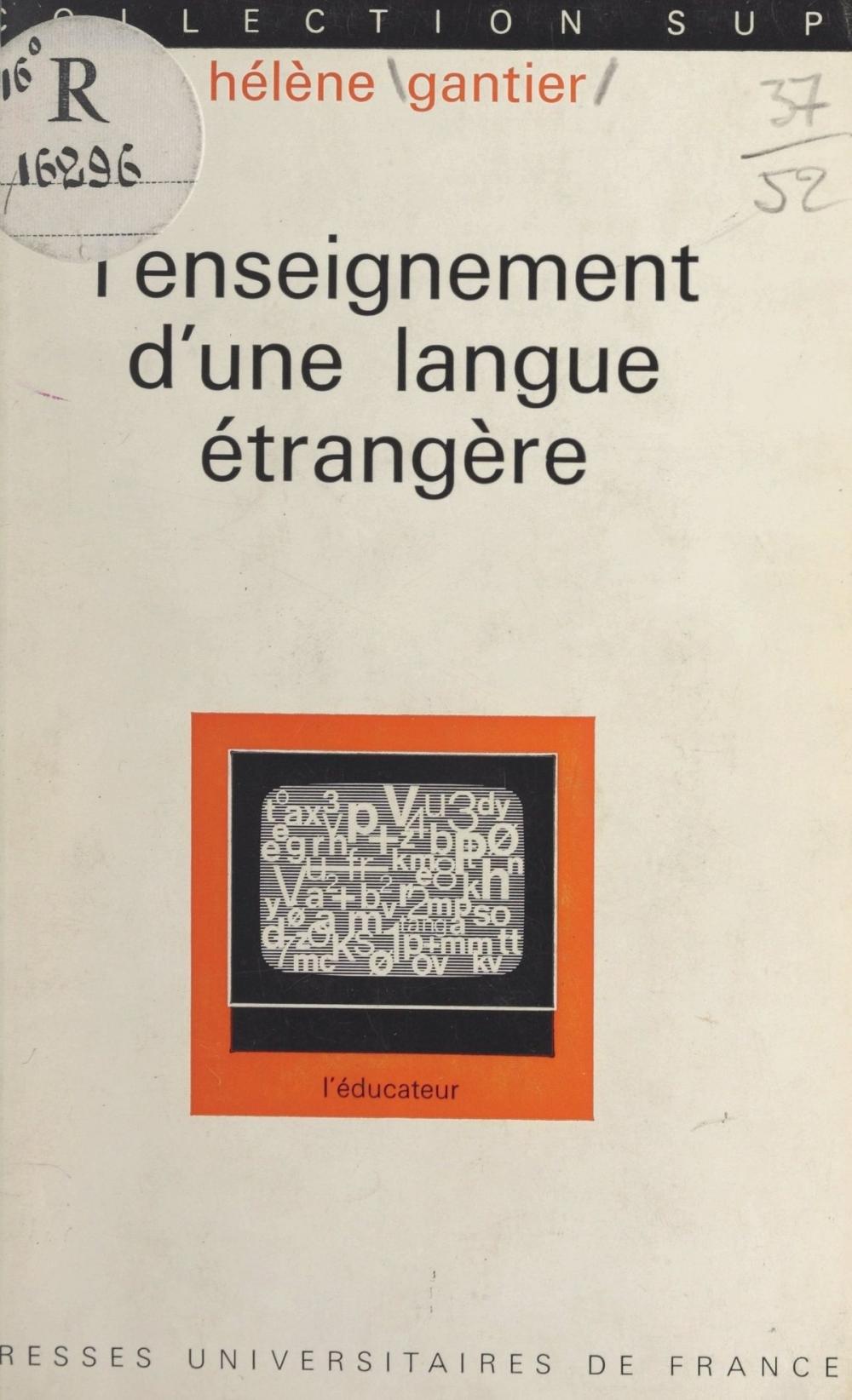 Big bigCover of L'enseignement d'une langue étrangère