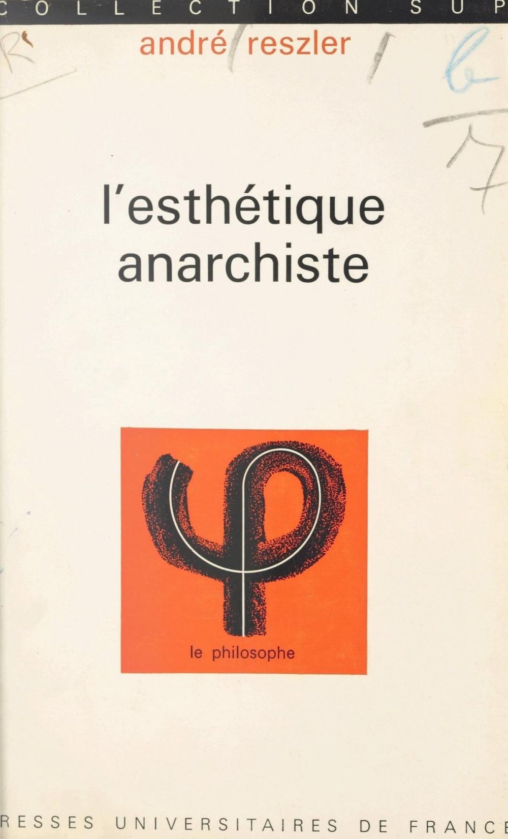 Big bigCover of L'esthétique anarchiste