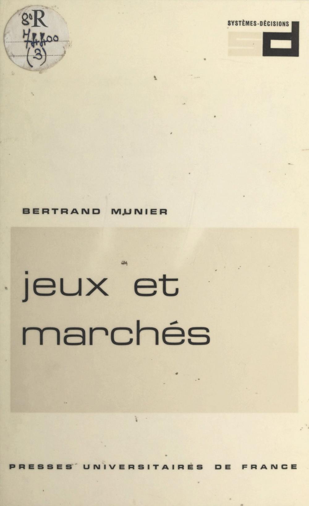 Big bigCover of Jeux et marchés