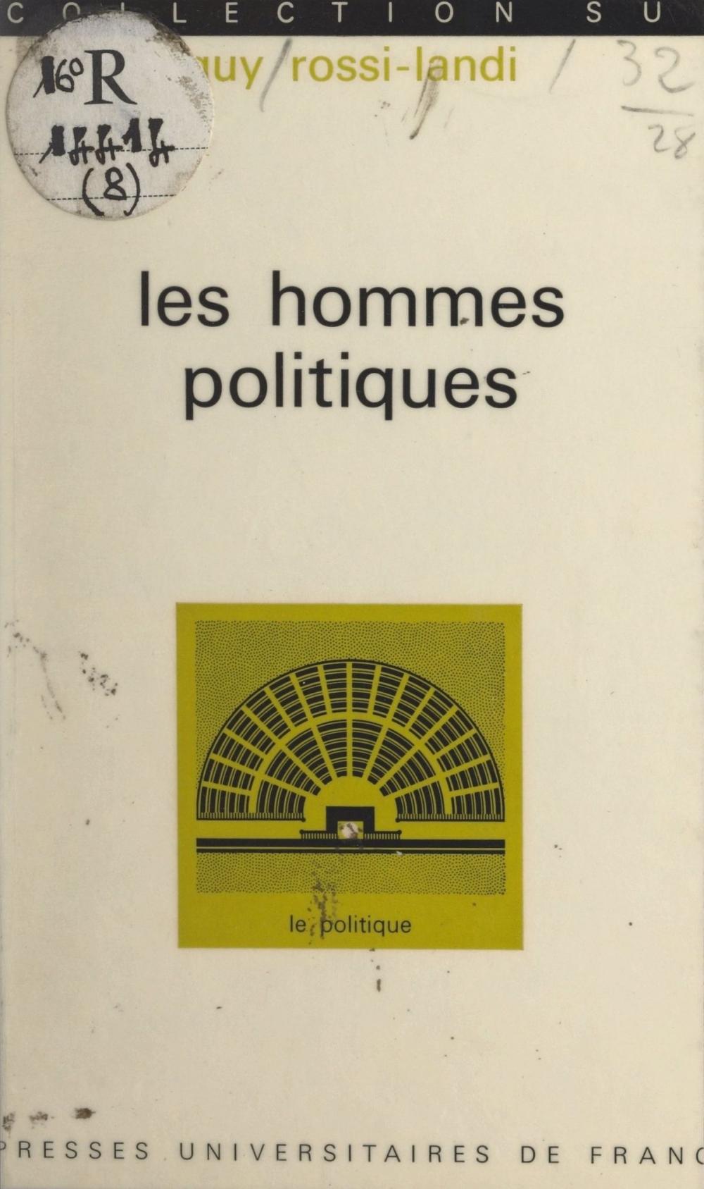 Big bigCover of Les hommes politiques