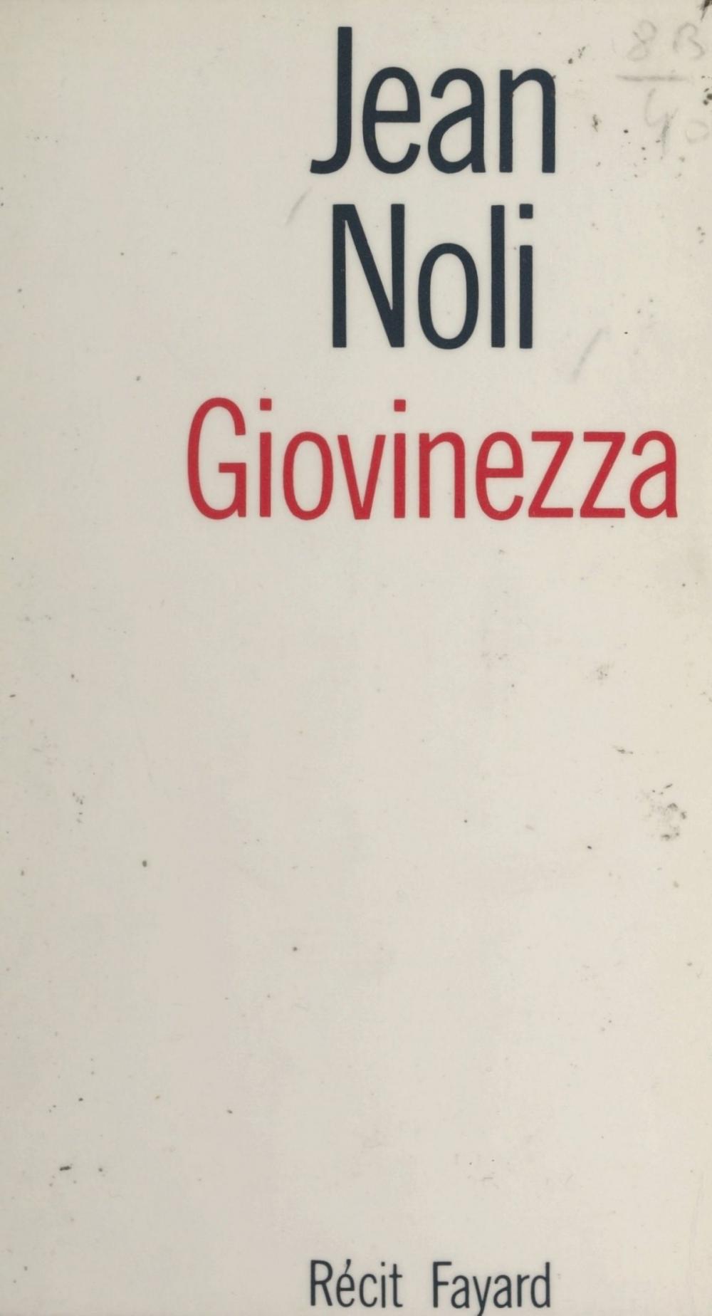 Big bigCover of Giovinezza