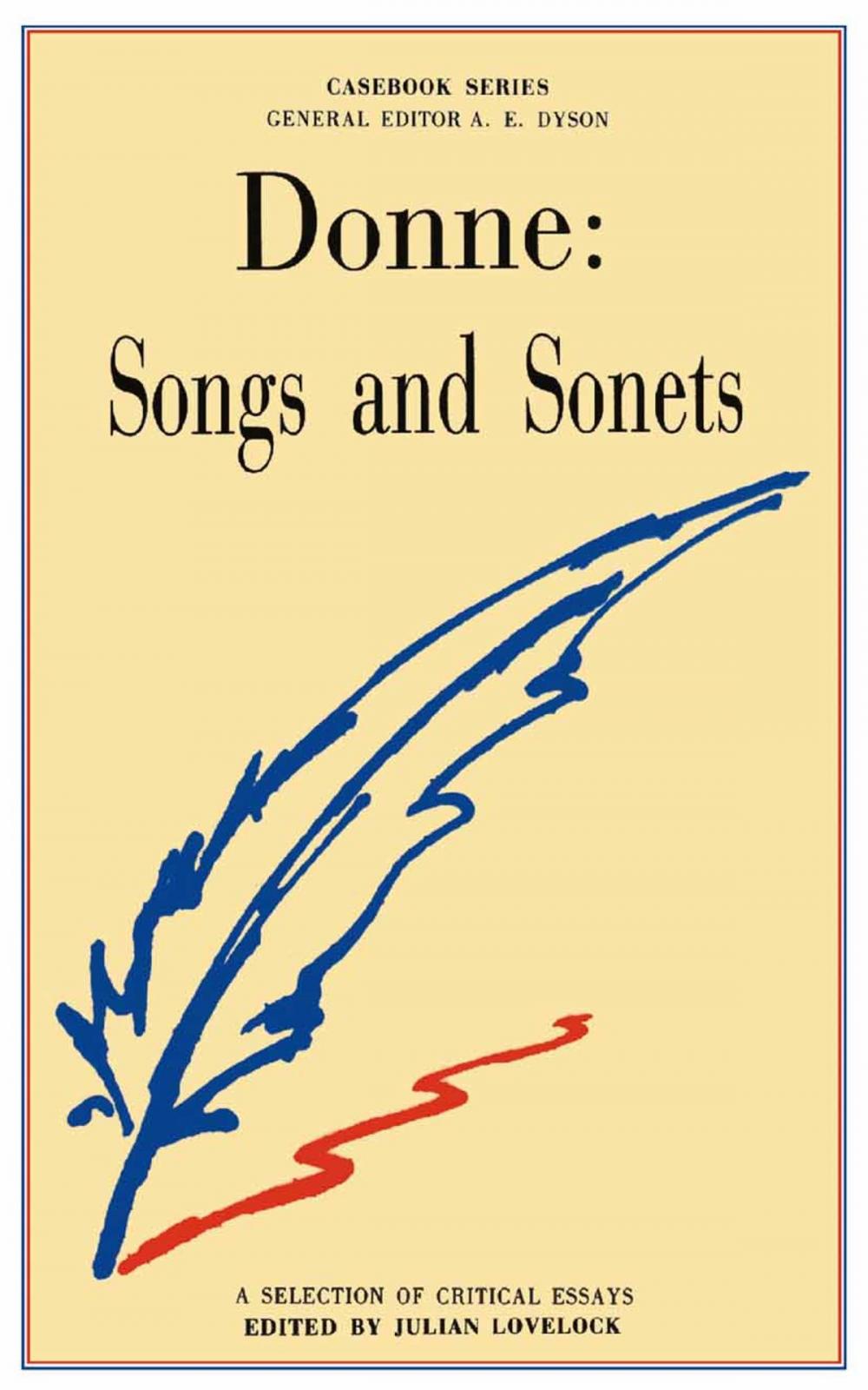 Big bigCover of Donne: Songs and Sonnets