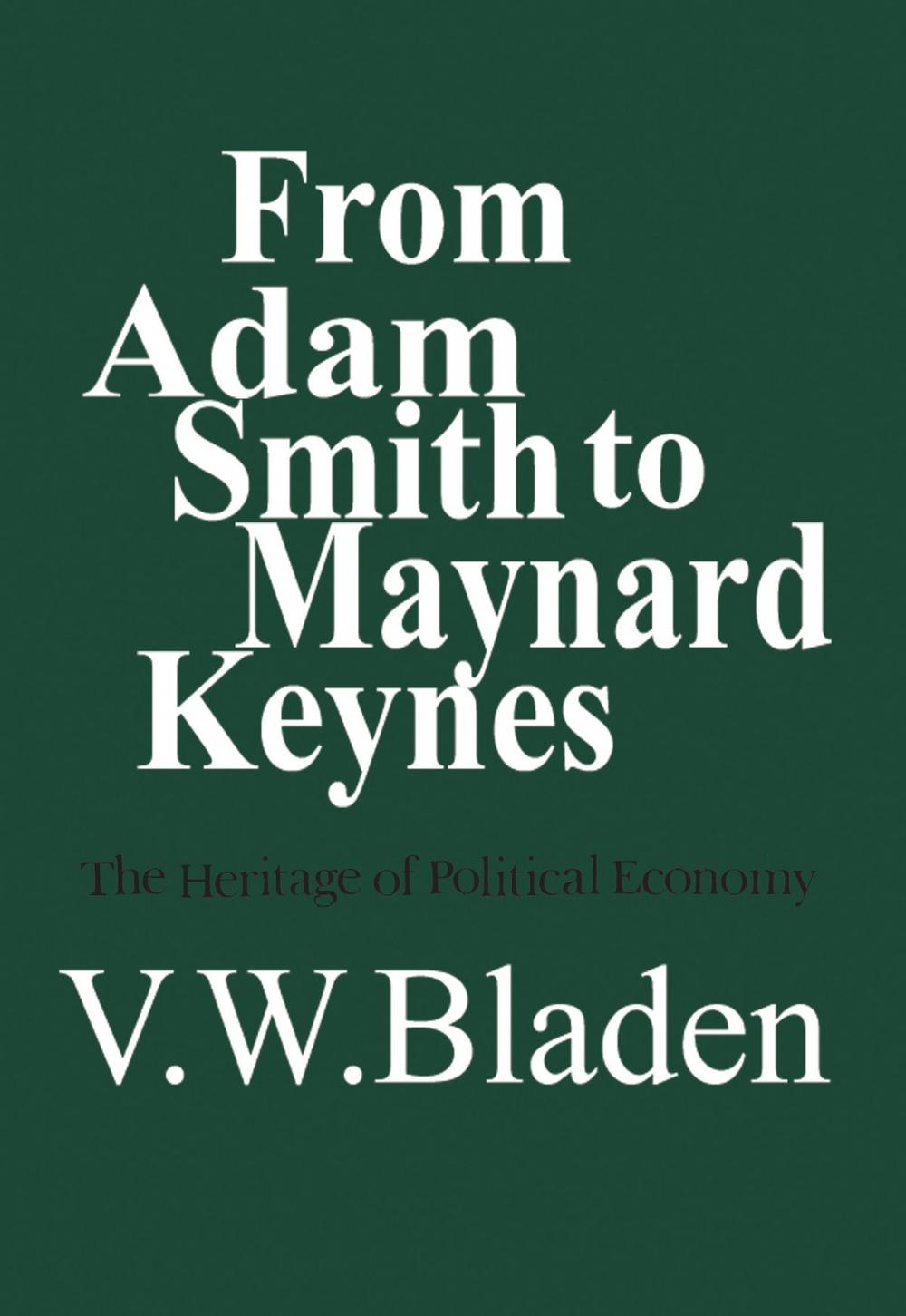 Big bigCover of From Adam Smith to Maynard Keynes