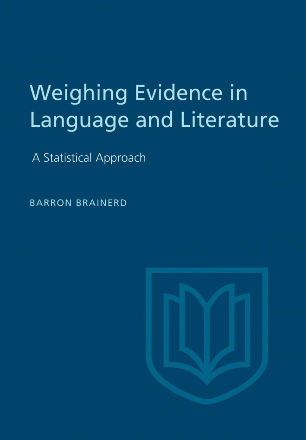 Big bigCover of Weighting Evidence in Language and Literature