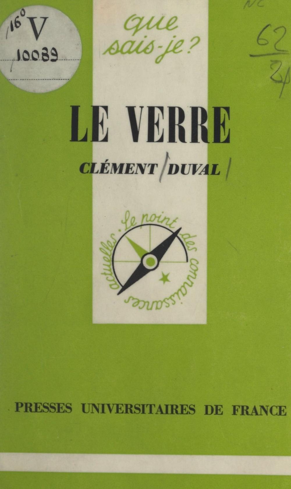 Big bigCover of Le verre