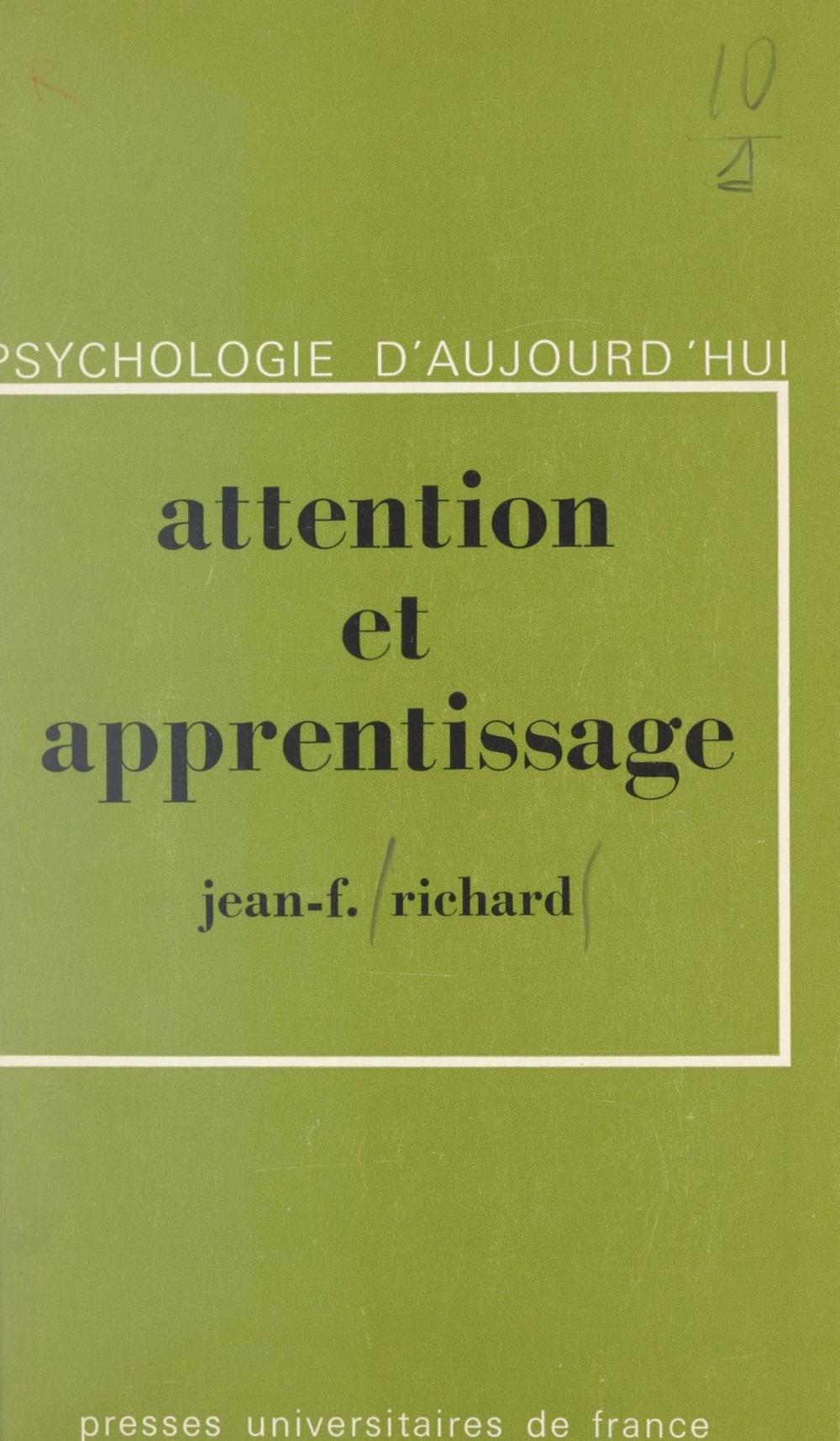 Big bigCover of Attention et apprentissage