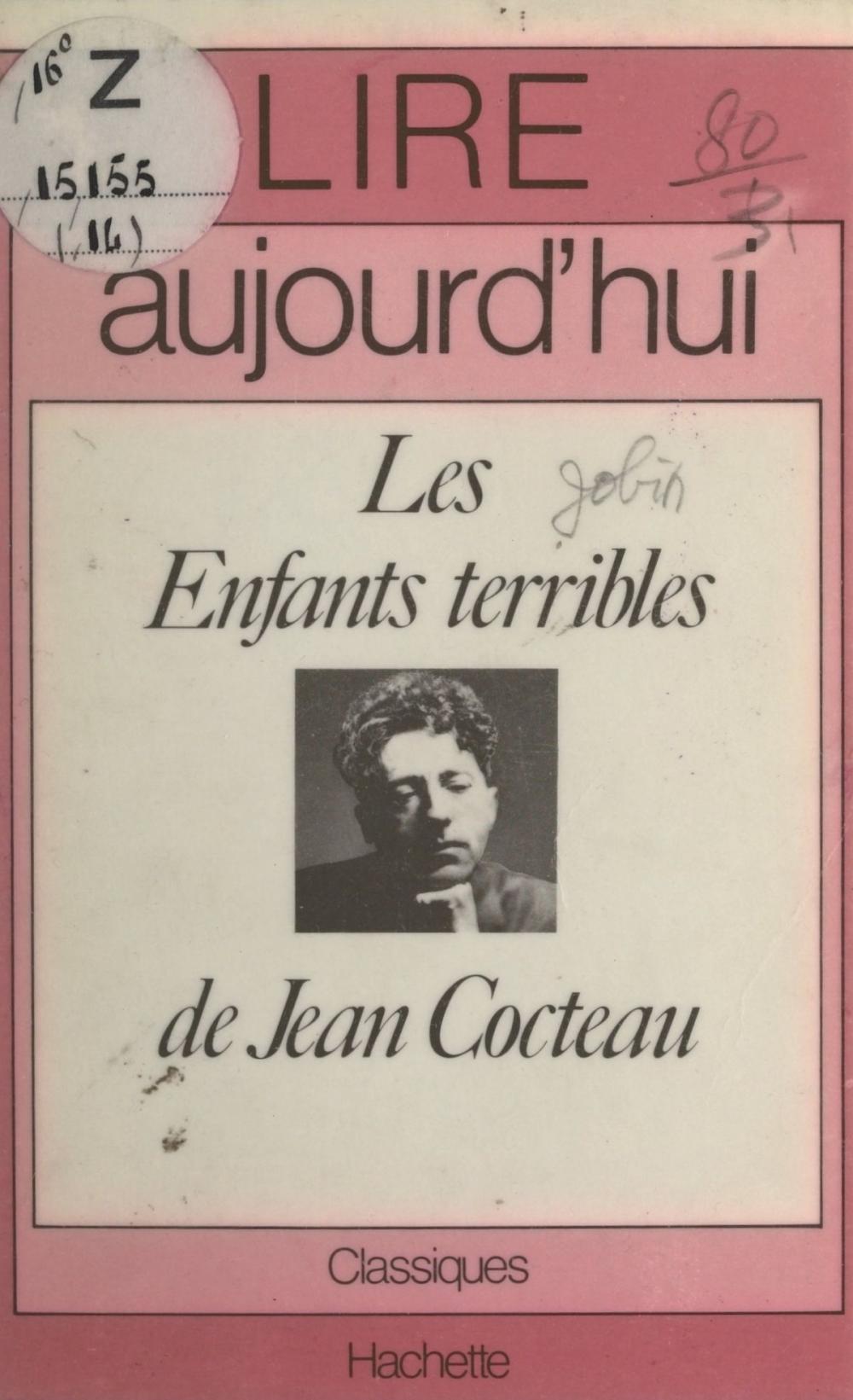 Big bigCover of Les enfants terribles, de Jean Cocteau