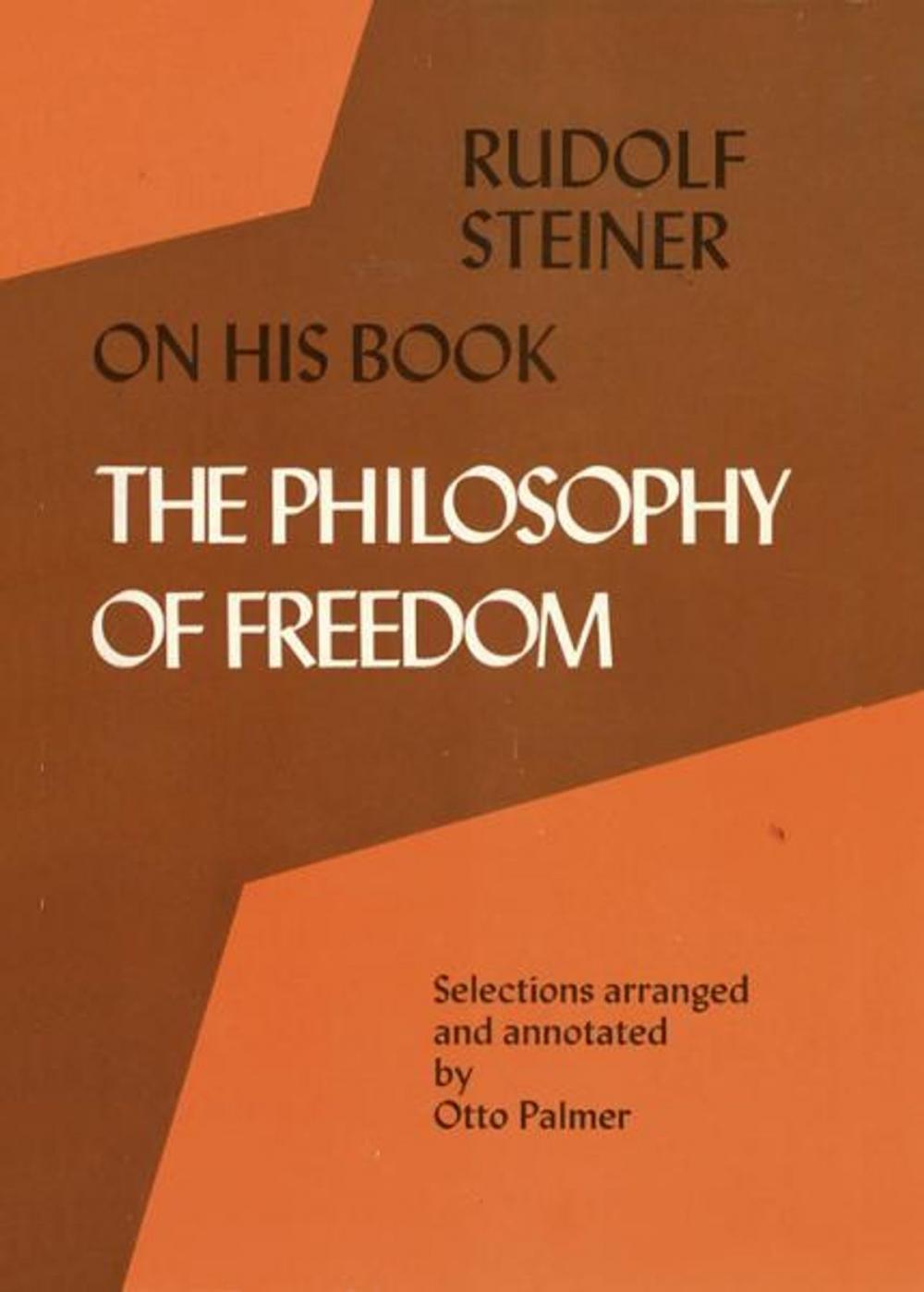 Big bigCover of Rudolf Steiner on His Book "The Philosophy of Freedom"