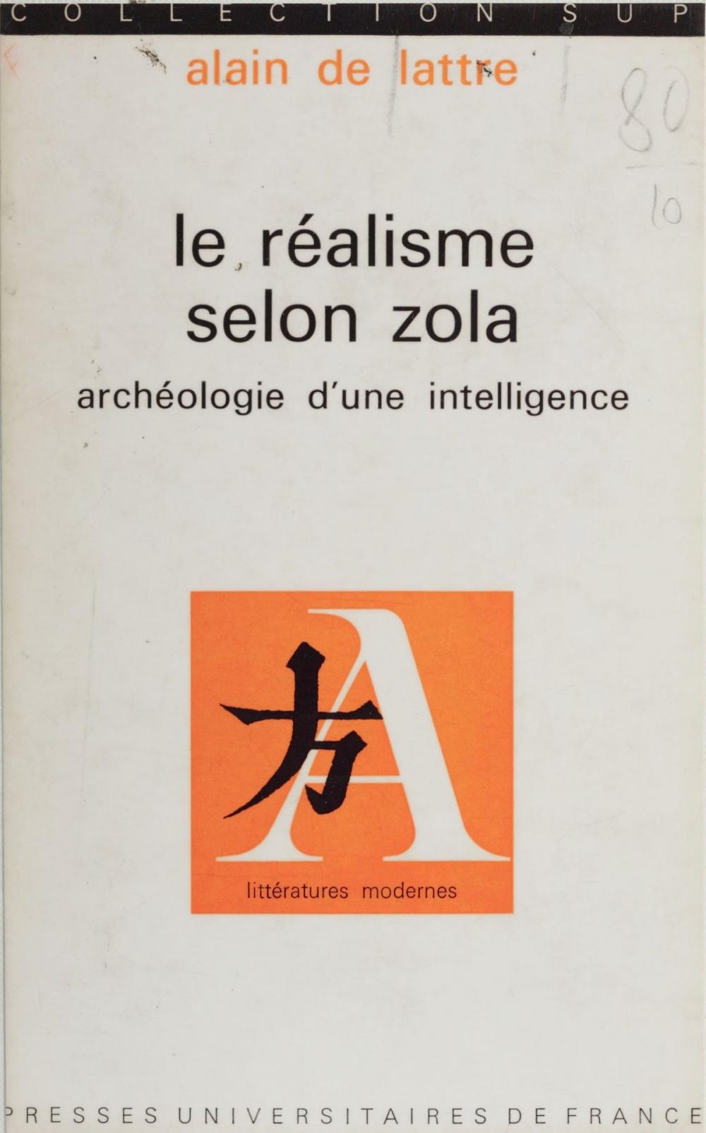 Big bigCover of Le réalisme selon Zola