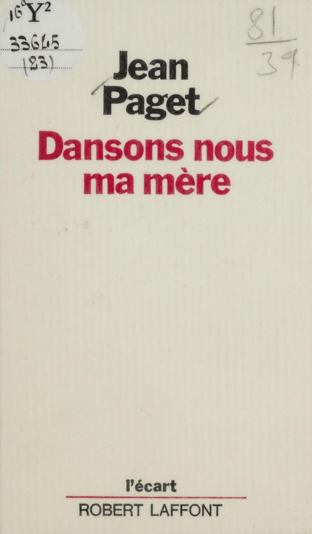 Big bigCover of Dansons-nous ma mère