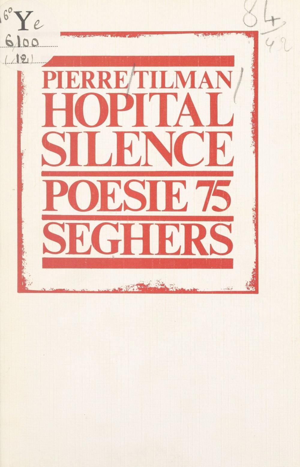 Big bigCover of Hôpital silence