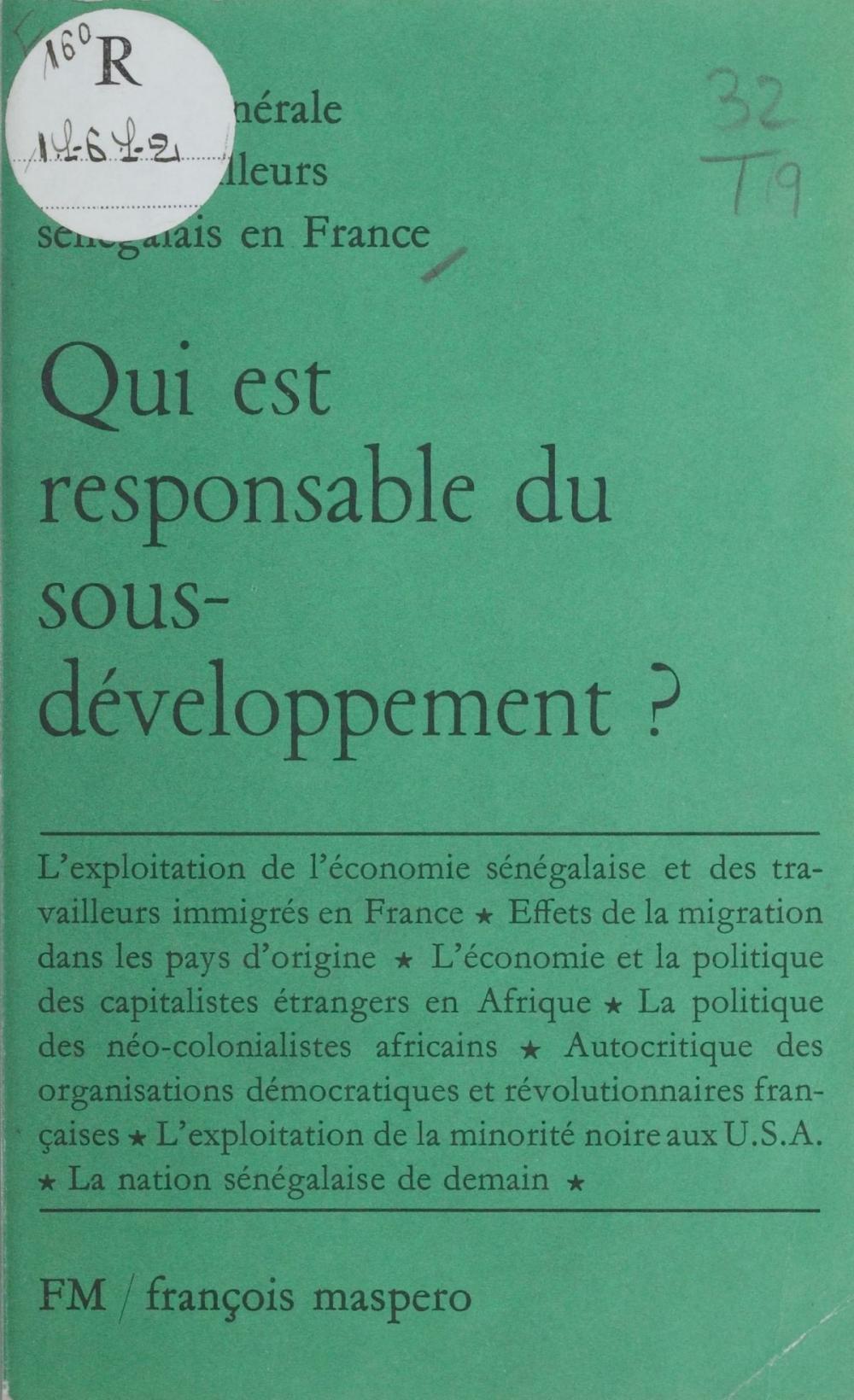 Big bigCover of Qui est responsable du sous-développement ?