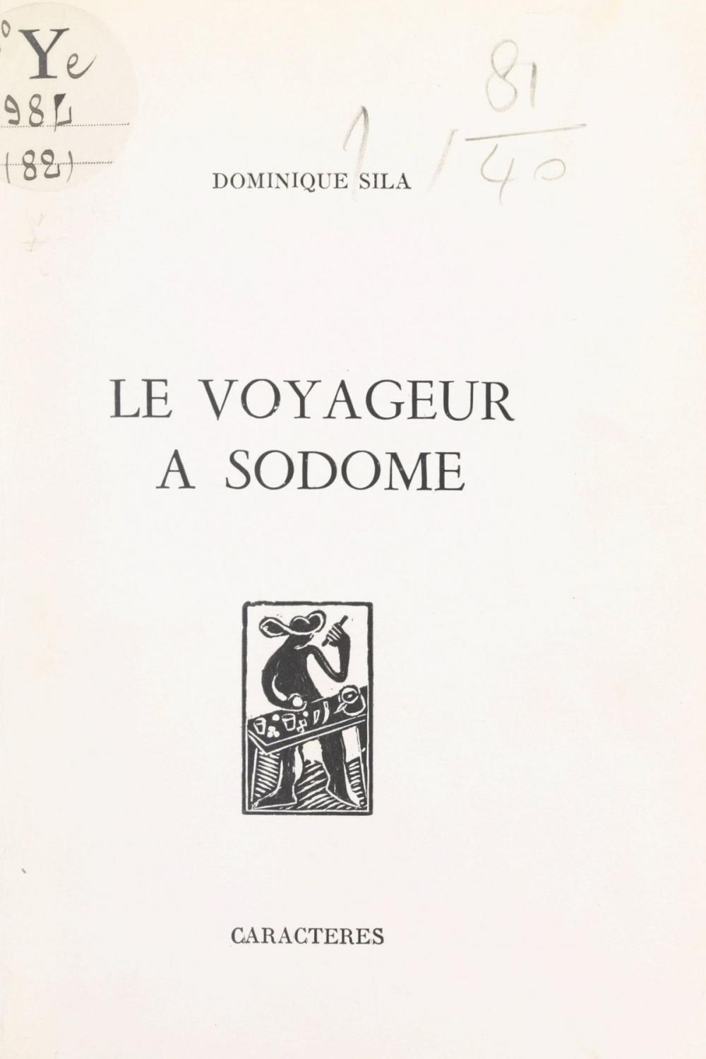 Big bigCover of Le voyageur à Sodome